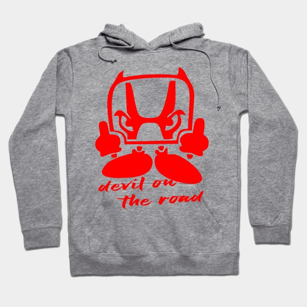 Devil on the road honda Hoodie by gaplexio